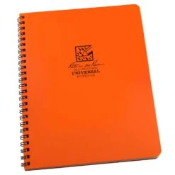 Rite In The Rain Universal 6.625 In. W X 8.5 In. L Wire-O Orange All-Weather Notebook