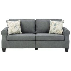 Signature Design By Ashley Alessio Charcoal Fabric Contemporary Sofa