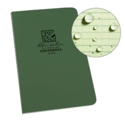Rite In The Rain 4.62 In. W X 7.25 In. L Side Perfect Bound Green All-Weather Notebook