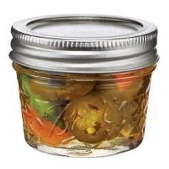 Ball Quilted Crystal Regular Mouth Jelly Jar 4 Oz 12 Pk -Oolys Shop 093195f6 b67b 4638 b7e9 513aa23d41b3