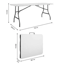 Cosco Casual 29.69 In. W X 72 In. L Rectangular Folding Buffet Table 7 Cosco Casual 29.69 In. W X 72 In. L Rectangular Folding Buffet Table -Oolys Shop 0cc1eb57 2f61 490a 8cb0 fd20b7436f61