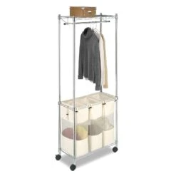 Whitmor 75 In. H X 30 In. W X 14.25 In. D Metal Garment/Drying Rack