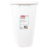 Rubbermaid Contours 3.5 Gal White Plastic Vanity Wastebasket