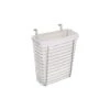 IDesign 3 Gal Silver Steel Wastebasket