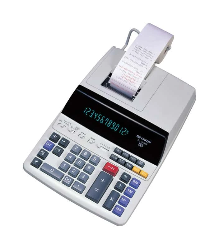 Sharp Off-White 12 Digit Calculator 1 Sharp Off-White 12 Digit Calculator