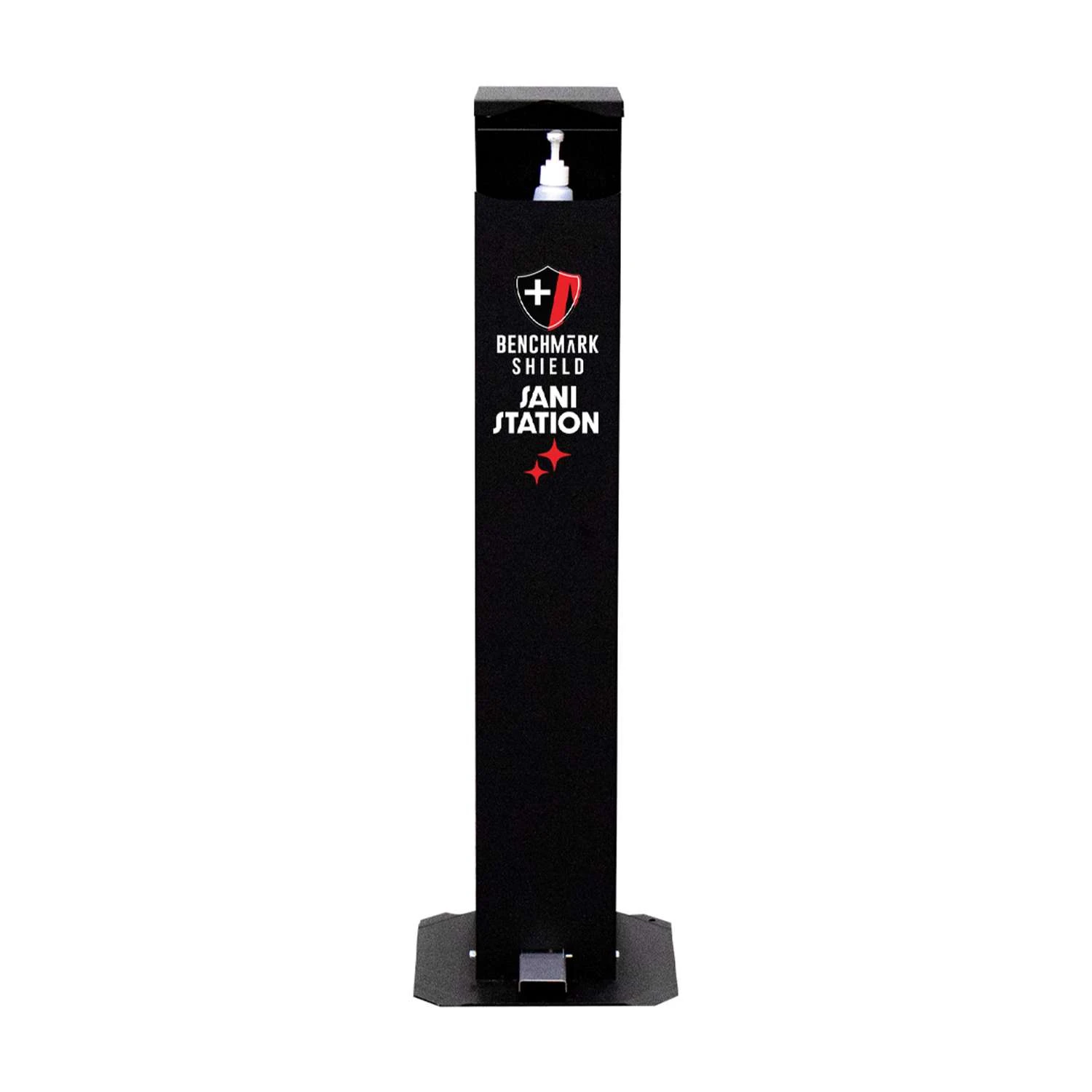 Sani-Station Benchmark Shield Hand Sanitizer Dispenser Stand 1 Sani-Station Benchmark Shield Hand Sanitizer Dispenser Stand