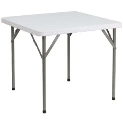 Flash Furniture Contemporary 34.25 In. W X 34.25 In. L Square Folding Table
