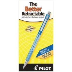 Pilot Better Blue Retractable Ball Point Pen 12 Pk