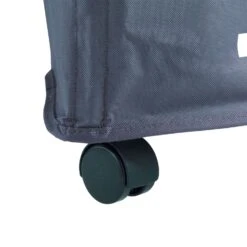 Wenko Tresco Gray Polyester Wheeled Laundry Basket -Oolys Shop 3a0395a6 5fef 491f 9535 b8839957eb32