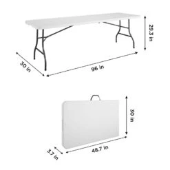 Cosco Casual 30 In. W X 96 In. L Rectangular Folding Buffet Table -Oolys Shop 3c4db86f 0daf 4c5b 9826 b35048ff46c2