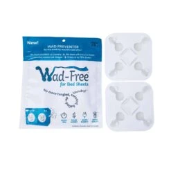 Wad-Free No Scent Bed Sheet Detangler Solid 1 Bag 2 Pk