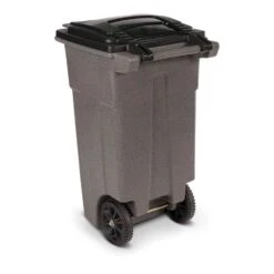 Toter 32 Gal Graystone Polyethylene Wheeled Garbage Can Lid Included -Oolys Shop 3e08cf1f a3db 4690 9ef1 04dc43fb5485