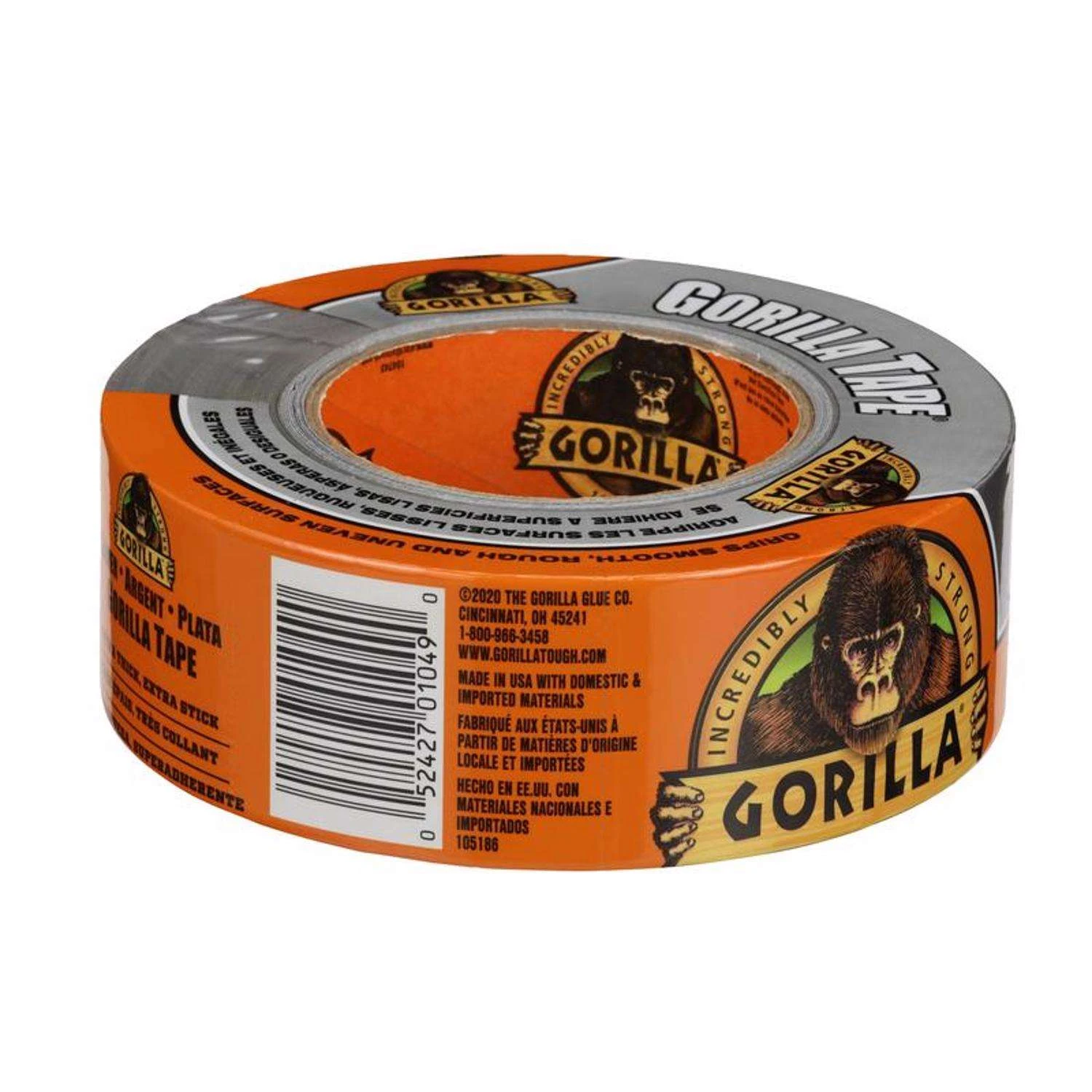 Gorilla 1.88 In. W X 30 Yd L Silver Duct Tape 6 Gorilla 1.88 In. W X 30 Yd L Silver Duct Tape - Image 6