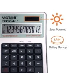 Victor Tuffcalc Silver 12 Digit Solar Powered Washable Scientific Calculator 11 Victor Tuffcalc Silver 12 Digit Solar Powered Washable Scientific Calculator -Oolys Shop 42362ffd 9945 4c97 a78f 3b8620eeb118