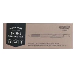 Gentlemen's Hardware Black Retractable 6-In-1 Tool Pen 1 Pk