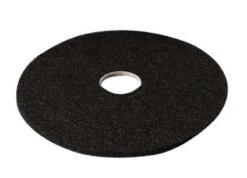 3M Scotch-Brite 20 In. D Non-Woven Natural/Polyester Fiber Floor Pad Black