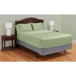 MyPillow Giza Dreams Queen Sage Cotton Bed Sheet Set