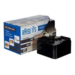 Headwind EZRead Plastic Bed And Furniture Lifts Black Rectangle 4.5 In. W X 4 In. L 8 Pk