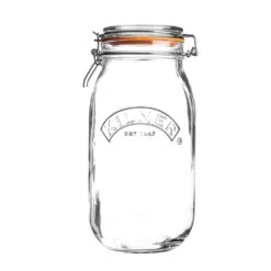 Kilner Wide Mouth Round Clip Top Jar 102 Oz 1 Pk
