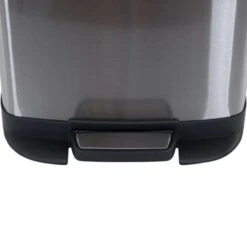 Household Essentials Saxony 2 Gal Silver Stainless Steel Step Pedal Wastebasket -Oolys Shop 564545df 0ded 43f2 86d1 aa61e46b8fcb