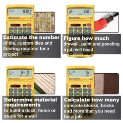 Calculated Industries Material Estimator Yellow 11 Digit Solar Powered Material Estimator Calculator -Oolys Shop 5786cf9b 67ce 4321 b91a 0a032dc719f3