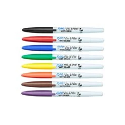 EXPO Vis-A-Vis Assorted Wet Erase Markers 8 Pk -Oolys Shop 58ae444d 9e5d 4513 8893 9b4e78e42bbd