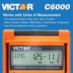 Victor C6000 Orange 8 Digit Construction Calculator 11 Victor C6000 Orange 8 Digit Construction Calculator -Oolys Shop 5ae0b28c a5dc 4a5e 99b7 178b9c645e89