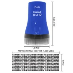 PLUS Guard Your ID 3.25 In. H X 1.8 In. W Round Blue Identity Protection Roller 1 Pk -Oolys Shop 5ae5aba5 7e33 4bc9 a955 47f072ee833e