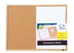 Quartet 17 In. H X 23 In. W Screw-Mounted Bulletin Board/Dry Erase Board