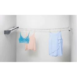 Whitmor 4.92 In. H X 36.61 In. W X 8.07 In. D Metal Hanging Collapsible Clothes Drying Rack -Oolys Shop 63477f1a fdc2 4426 a539 ec5ce779d799