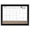 Quartet 17 In. H X 23 In. W Screw-Mounted Magnetic Dry Erase/Cork Board Combo