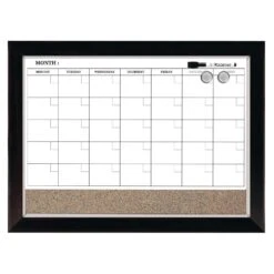 Quartet 17 In. H X 23 In. W Screw-Mounted Magnetic Dry Erase/Cork Board Combo
