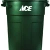 Ace 32 Gal Green Plastic Garbage Can Lid Included