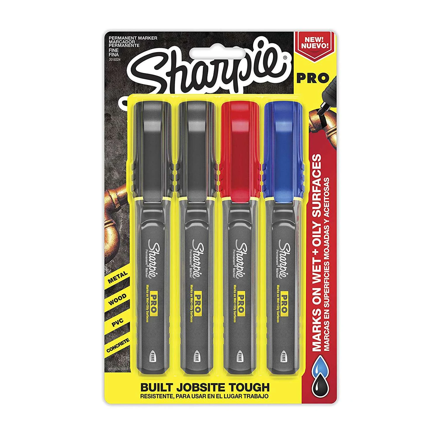 Sharpie PRO Assorted Fine Tip Permanent Marker 4 Pk 1 Sharpie PRO Assorted Fine Tip Permanent Marker 4 Pk