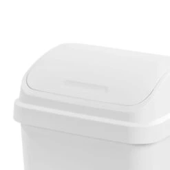 Sterilite SwingTop 13 Gal White Polypropylene Trash Can -Oolys Shop 6eda661e 1959 475e bdab 782dc953ec7d
