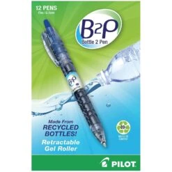 Pilot Blue Retractable Ball Point Pen 12 Pk