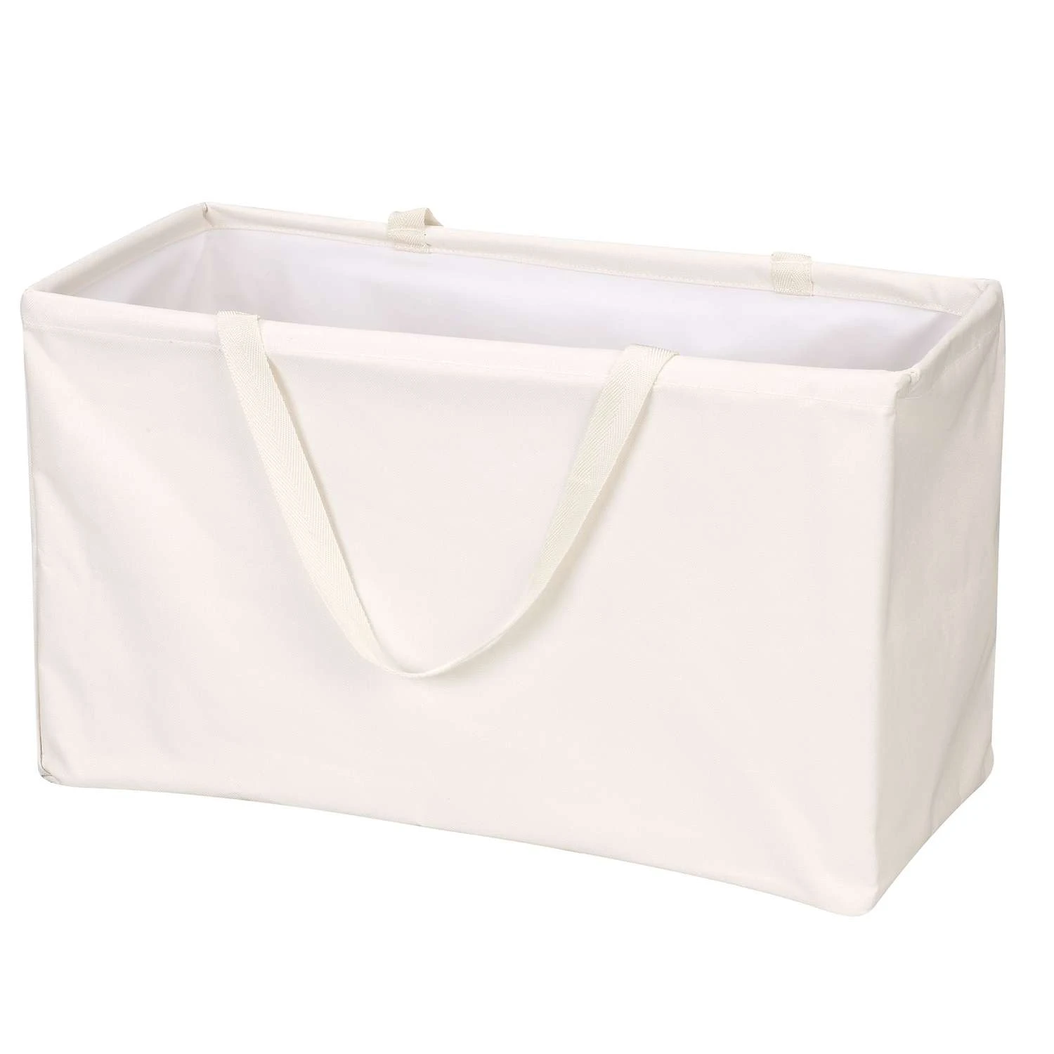 Whitney Design White Canvas Collapsible Krush Container 2 Whitney Design White Canvas Collapsible Krush Container - Image 2