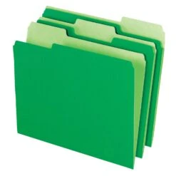 Office Depot Green File Folder 100 Pk