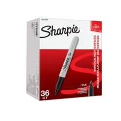 Sharpie Black Fine Tip Permanent Marker 36 Pk