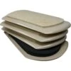 Shepherd Hardware Felt Gripper Pad Beige Rectangle 5-5/8 In. W X 8-1/4 In. L 4 Pk