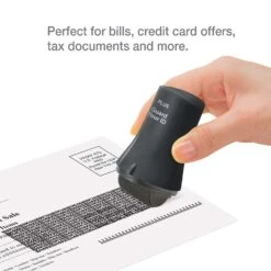 PLUS Guard Your ID 3.25 In. H X 1.8 In. W Round Black Identity Protection Roller 1 Pk 8 PLUS Guard Your ID 3.25 In. H X 1.8 In. W Round Black Identity Protection Roller 1 Pk -Oolys Shop 77d3373c ddb8 4334 a333 0892bb81a61d