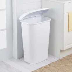 Sterilite 11.3 Gal White Plastic D-Shape Wastebasket 11 Sterilite 11.3 Gal White Plastic D-Shape Wastebasket -Oolys Shop 7d9a95ec 68c4 4ec3 99d4 feac75fe4c36