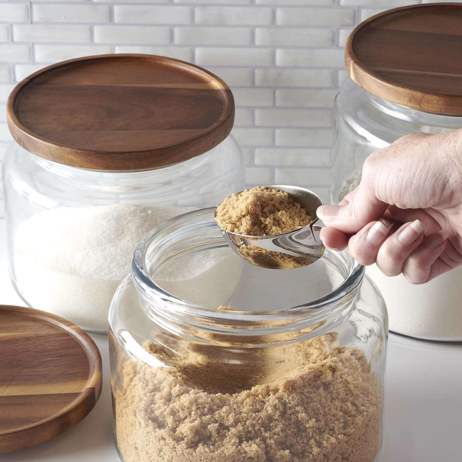 Anchor Hocking Mini Montana Wide Mouth Storage Jar 96 Oz 1 Pk 3 Anchor Hocking Mini Montana Wide Mouth Storage Jar 96 Oz 1 Pk - Image 3