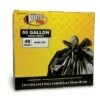 Ruffies 55 Gal Drum Liners Wing Ties 40 Pk 1.5 Mil