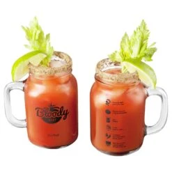 Final Touch Regular Mouth Mason Jar 20 Oz 2 Pk