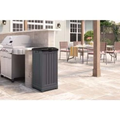 Suncast Trash Hideaway 39 Gal Peppercorn Resin Trash Can Lid Included 7 Suncast Trash Hideaway 39 Gal Peppercorn Resin Trash Can Lid Included -Oolys Shop 8832971e 3b37 4fe2 8a23 f96c5f615248