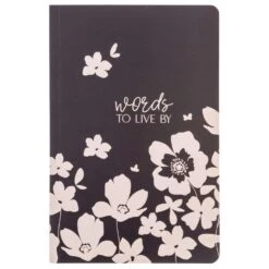 Karma Gifts 5 In. W X 8.25 In. L Black Notebook