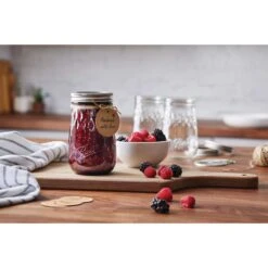 Ball Regular Mouth Tapered Mason Jar 16 Oz 4 Pk -Oolys Shop 8c2521ce 364a 45ca 872c d77c07159fb4