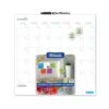 Bazic Products 14 In. H X 14 In. W Screw-Mounted Magnetic Dry Erase Calendar