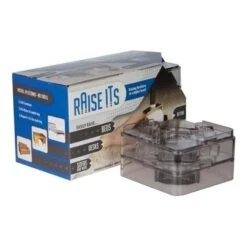 Headwind EZRead Plastic Bed And Furniture Lifts Clear Rectangle 4.5 In. W X 4 In. L 8 Pk